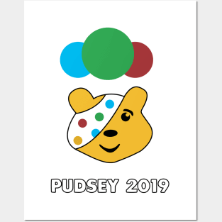 Pudsey bear pop art 2019 Posters and Art